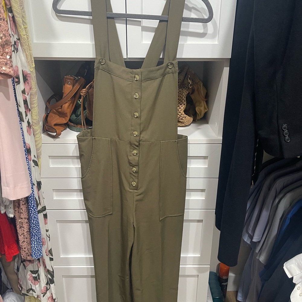 Good Luck Gem Olive Jumpsuit